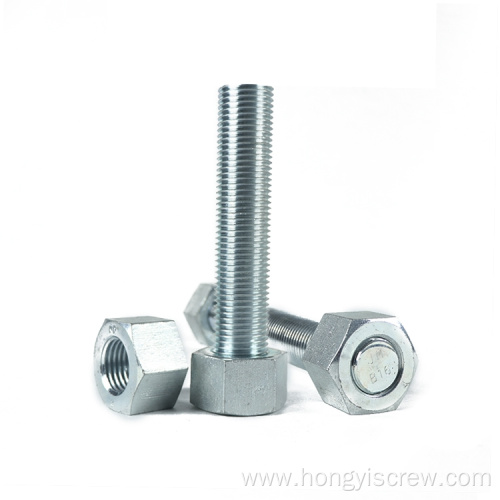 High Tensile Stud Bolts And Nuts For Machine